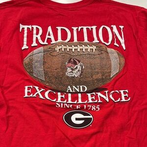 University of Georgia Men’s Medium Football T-Shirt